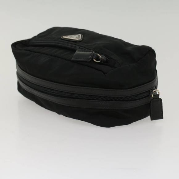 PRADA Pouch Nylon Black Auth ki3247 - Picture 5 of 16